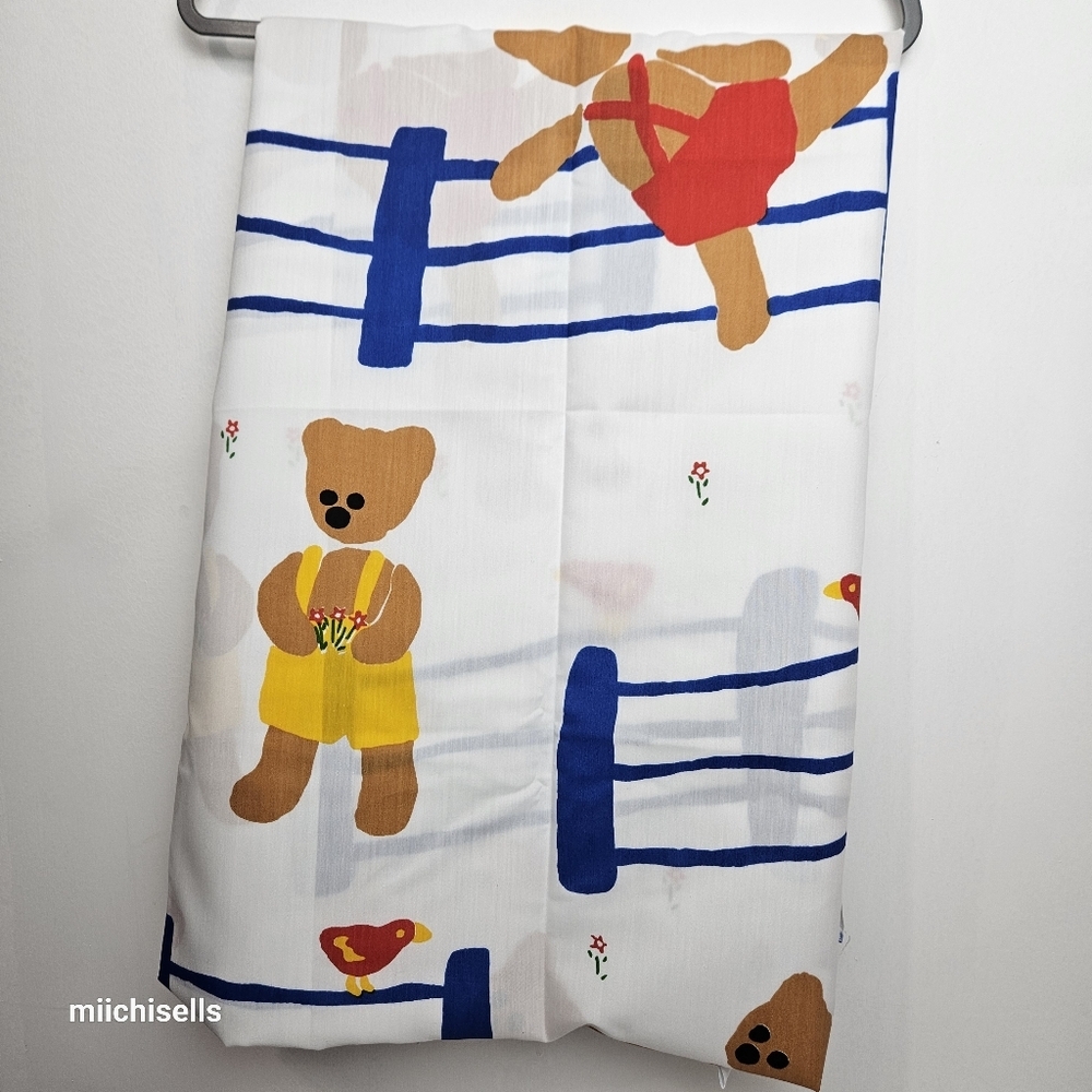 Springmaid Vintage Sheet Teddy Bear